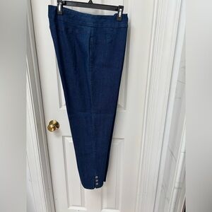 Soft Surroundings XL denim ankle jeans